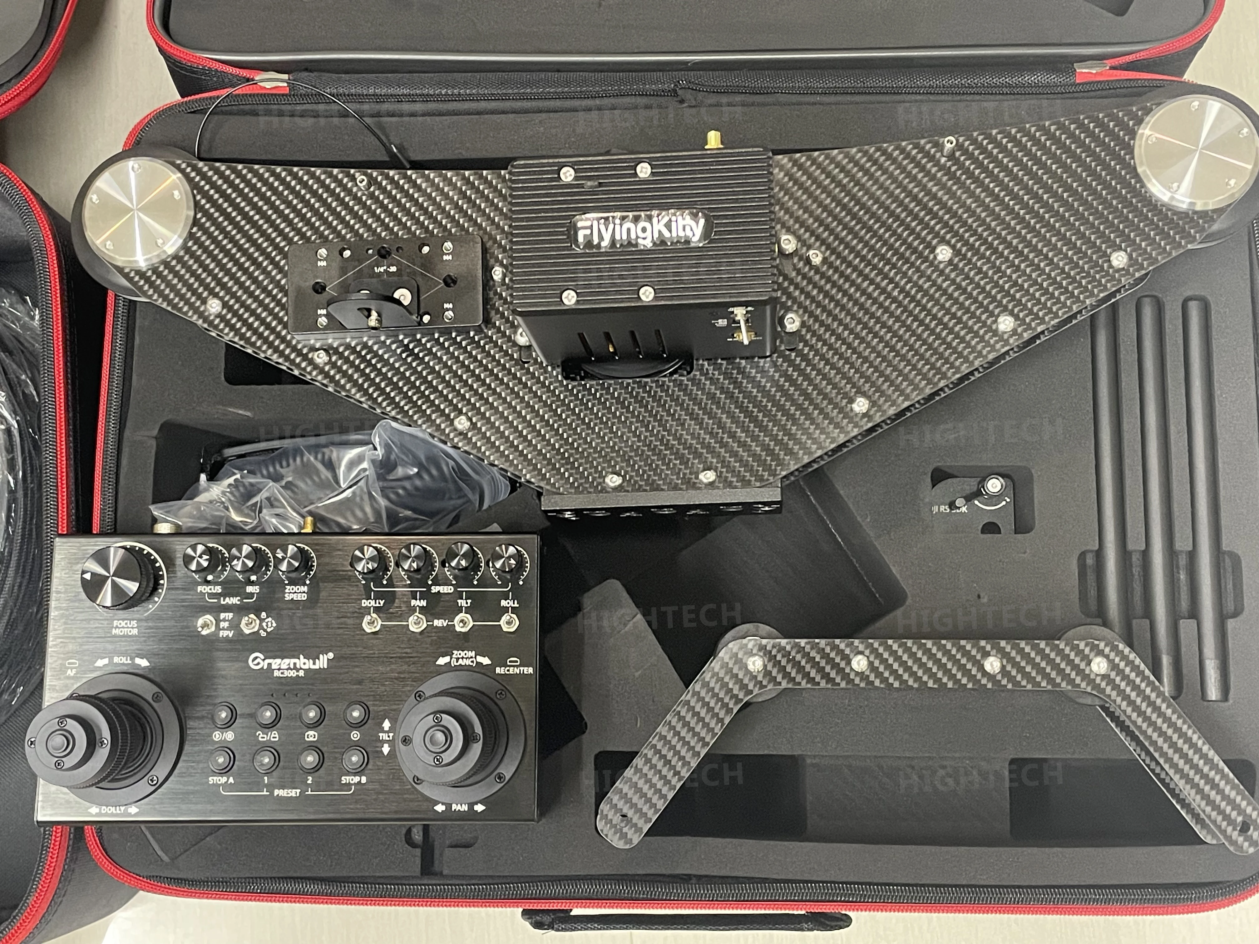 . FlyingKitty FM6 III Pro RC300 Ropeway Cablecam System View integrates All in a