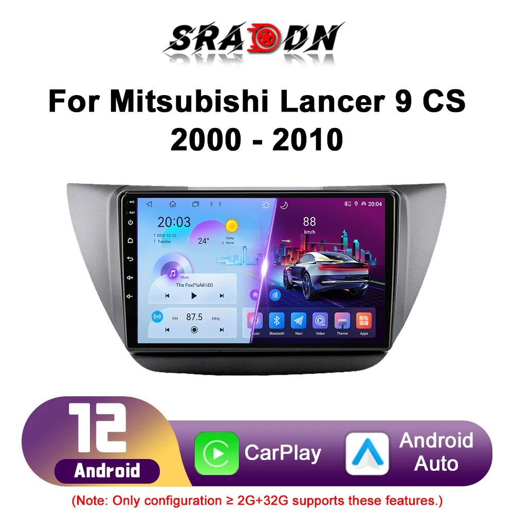 

Для Mitsubishi Lancer 9 CS 2000 2001 2002 2003 2004 2005 2006 2007 2008 2009 2010 Автомобильный радиоприемник Android Автомобильный мультимедийный плеер GPS-навигация Экран Carplay Авто стерео