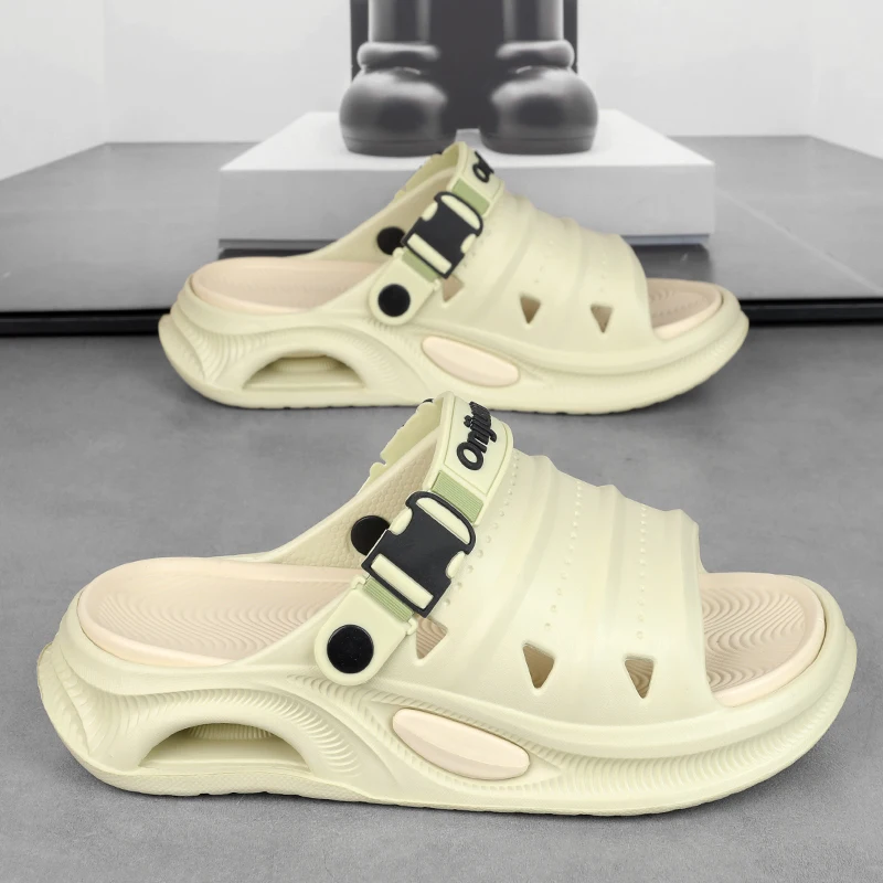 شباشب رجالية صيفية جديدة 2026، صنادل متعددة الاستخدامات، نعل ناعم من مادة EVA، أحذية للرجال والنساء للاستخدام الداخلي والخارجي والمشي والشاطئ