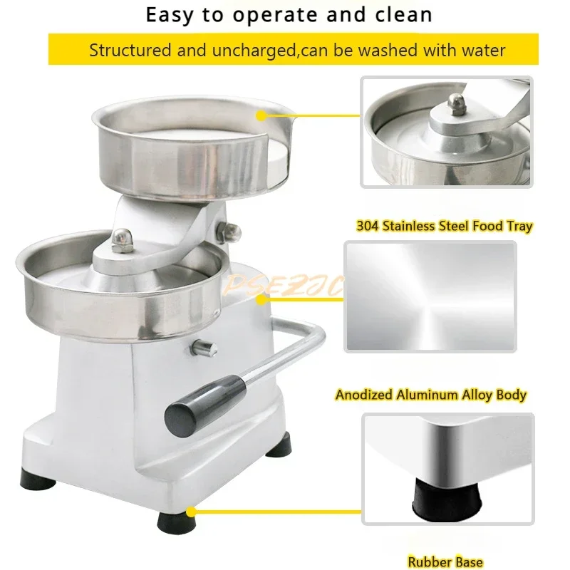100mm 130mm 150mm beef and chicken burger machine manual hamburger patty press
