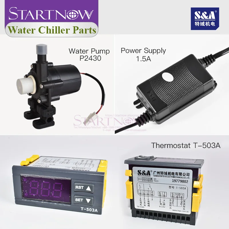 Water Pumps P2450 P2430 P2402A For S&A CW3000 AG/DG CW5000 AG/DG/AH/DH Industrial Water Chiller liquid transfer pump