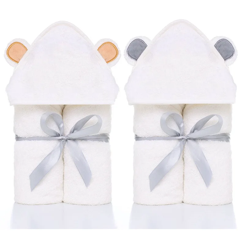 Baby Bath Towel With Hood Cloak Children Baby Newborn Bath Bathrobe