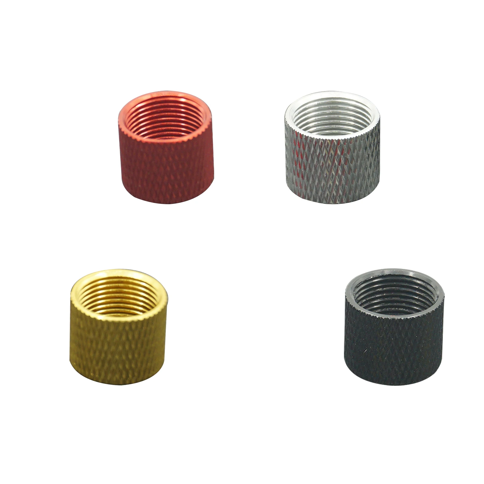 

14mm CCW Pipe Thread Protection Aluminium Cap 14mm Counterclockwise Thread Fastener