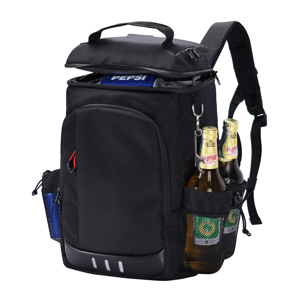 New Picnic Cooler Bag Large Capacity Camping Meal Hikking Thermal Backpack with Bottle Opener Leakproof Insulated Lunch Bag 1
