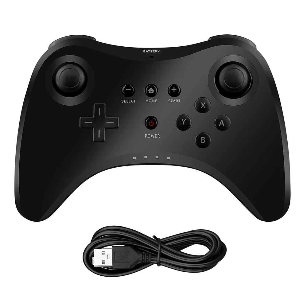 Controller Bluetooth Wireless Ostent Per Console Nintendo Wii U Per Joystick Wii U Pro Gamepad Con Cavo Usb Doppio Analogico