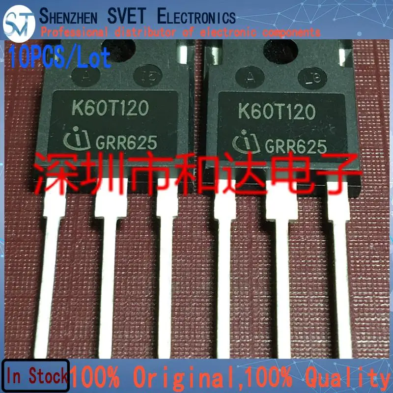 

10PCS/Lot K60T120 IKW60N120T TO-247 1200V 60A New Imported Original 100%Test In Stock Fast Ship