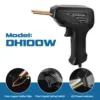 DH100W Second Generation Plastic Welding Gun Planting Nails Crack Welding Thermal Cutting Welding Rapid Heating Blue Black 1Pc 1