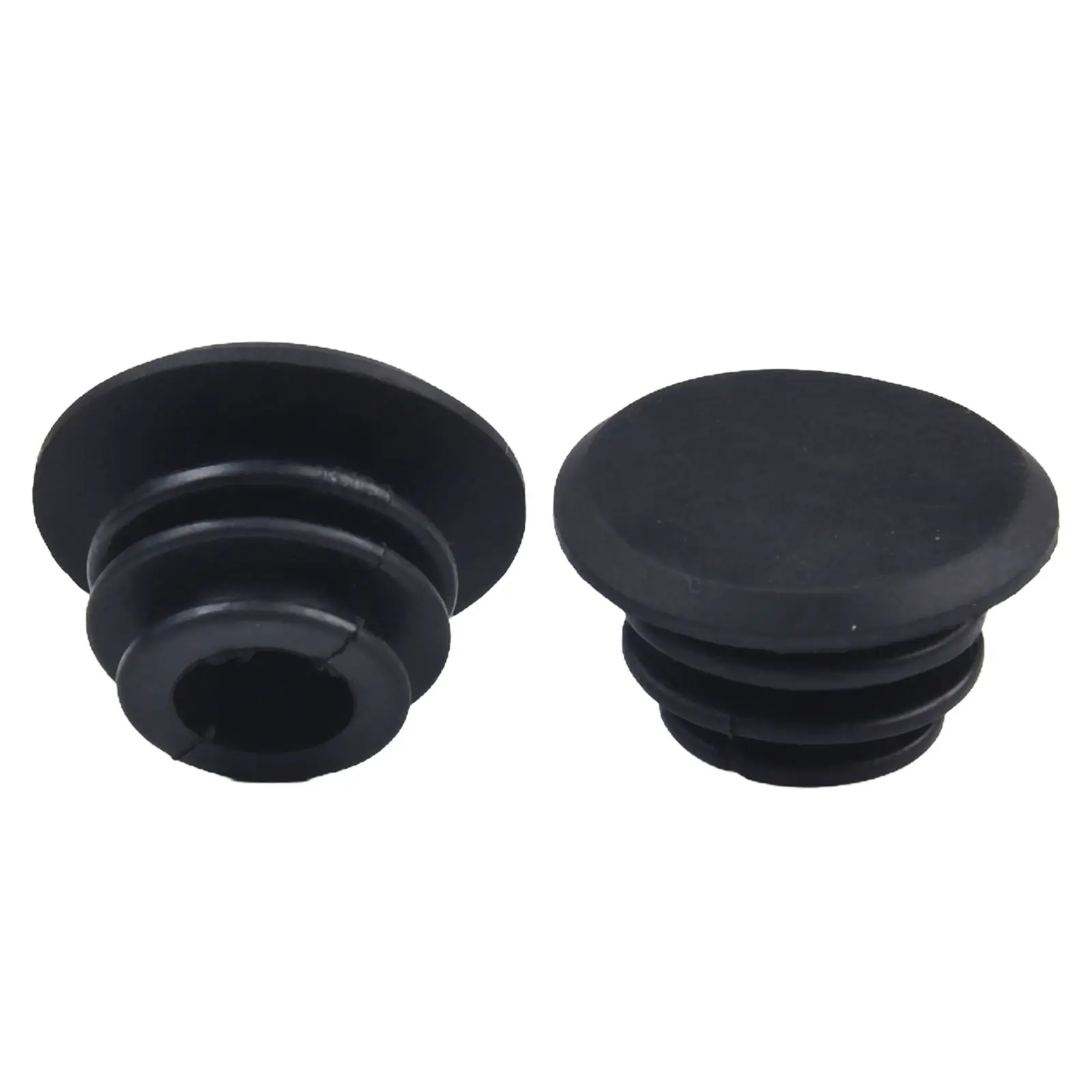 MTB Rubber Bike Handlebar Plugs Ends Bicycle Grip Bar Ends Accessories For Standard Bicycle Scooter Handlebars 6pcs