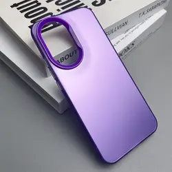 Luxury Metallic Aurora Skin Matte Case for Huawei nova 8 (IMD purple)