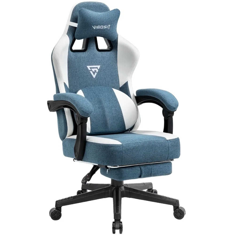 

2023 New Gaming Chair with With Pocket Spring Cushion and Lumbar Support Pillow