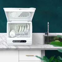 Appliances for Kitchen Dishwasher Small Automatic Smart Desktop Air-drying Dishwasher Portable 400x400x415mm 2