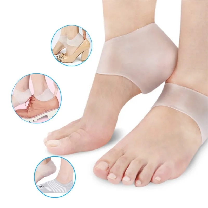 Silicone Foot Pad Anti Wear And Anti Dry Cracking Heel Pad For Relieving Heel Pain And Protection Cover Accessori Scarpe
