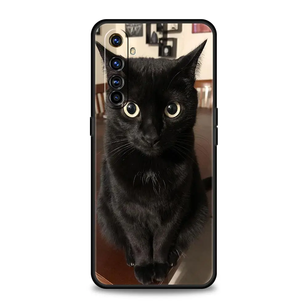 Black Cat Staring Eye Phone Case Cover - Sleek and Stylish Protection