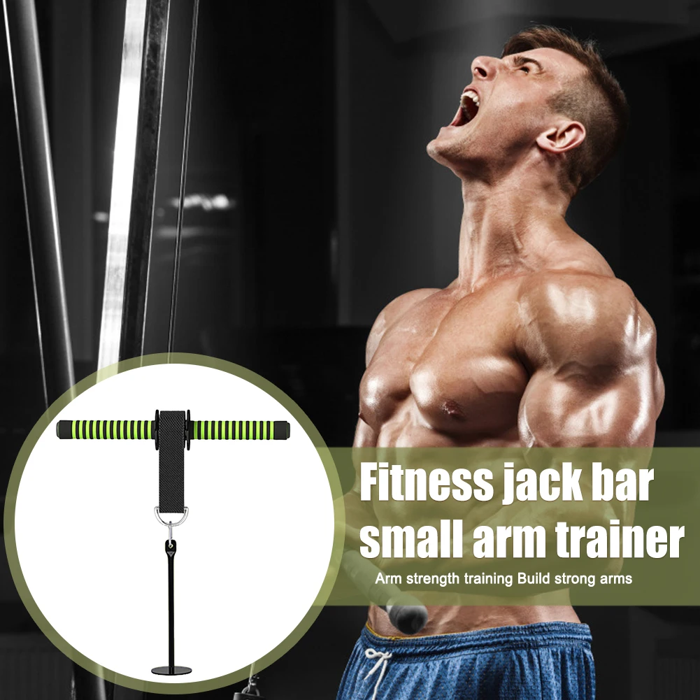 Arm Strength Trainer Forearm Strength Trainer Wrist Training Arm Workout Roller Muscle Exercises Bar Waist Roller Equipment Gym Fitness Accessories
