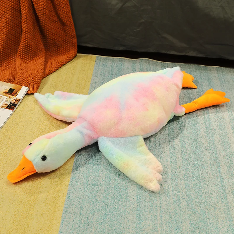 thumbnail image 1 of 50-190cm Giant Goose Plush Toys Soft Stuffed Boba Duck Sleep Pillows Cute Animal Big Goosey Floor Mat Dolls Girl Christmas Gifts, 1 of 5