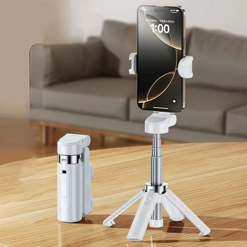 Portable Selfie Stick, Stand, Handle, Tripod, Bluetooth Control