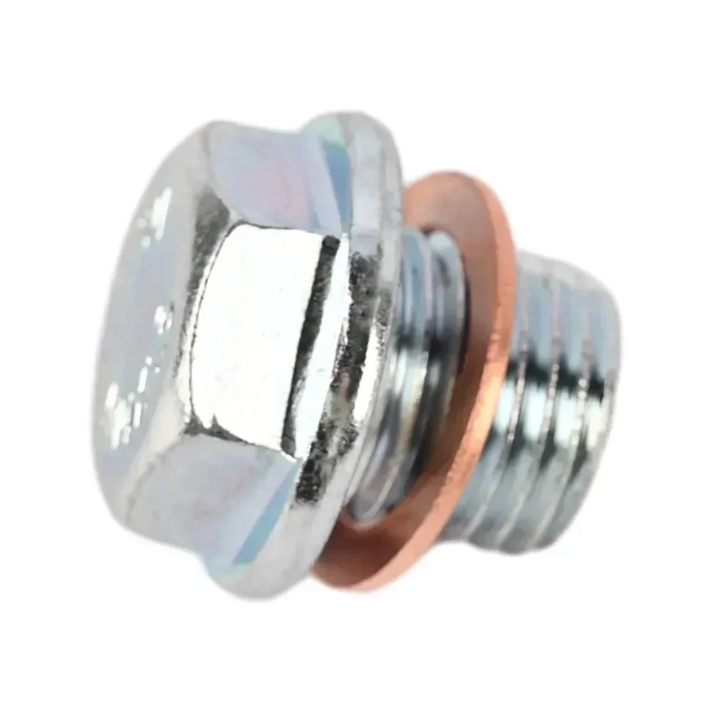 HYUNDAI KIA Crankshaft oil seal Car ENGINE OIL DRAIN PLUG & WASHER 2151223001 2151323001 Oil Pan Screw Engine Parts