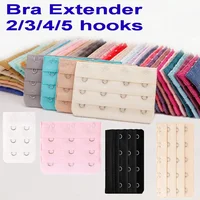 Extension de soutien-gorge pour femmes, 3 pièces, Extension de sangle de Lingerie, Accessoires de remplacement avec 3 crochets, Extension de barre, Extension de boucle, Lingerie 3