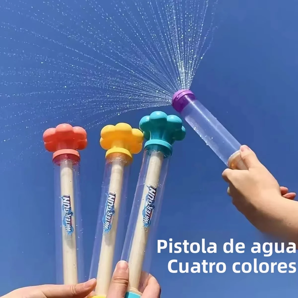 Fireworks Gun Pull-Out Blaster Kids Summer Outdoor Beach Toy For Water Fight Pool Lawn Interactive Splash Game Props_voghion.com