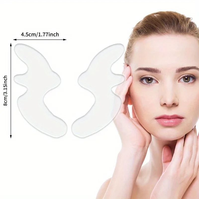 Reusable Silicone Facial Patches for Smile Lines & Chin Anti-Wrinkle Skin Lifting Overnight Facial Patches Reduce Fine Lines