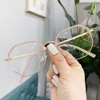 2021 New Anti-blue Myopia Glasses Women&Men Big Oversized Glasses Frame Nearsighted Prescription Glasses -1.0,-1.5,-2.0 To -6.0 2