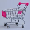 Supermarket Hand Trolley Mini Shopping Cart Desktop Decoration Create Handicraft Ornaments Storage Toy Gift New 2023 5