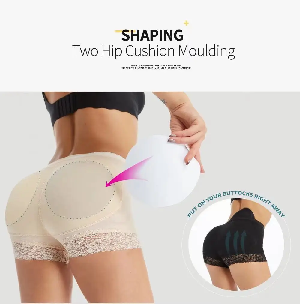 Culotte Renforçante Hanches Et Fesses En Silicone - Camouflage, Sans Taille Unique, Pour Effet 3D