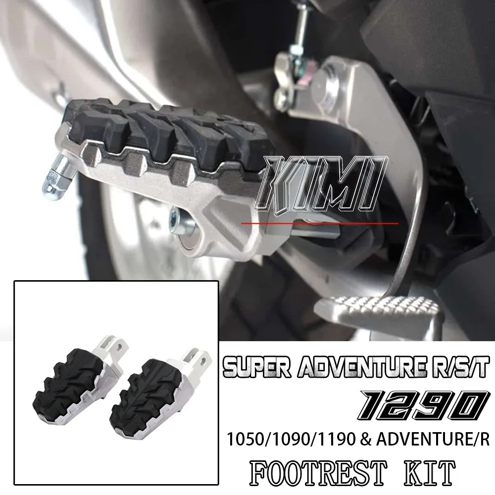 

For 1290 SUPER ADVENTURE R / T / S 1050 ADV 1190 Adv R 1090 Adventure R Motorcycle Footrest Foot Pegs Footpegs Rests Pedals