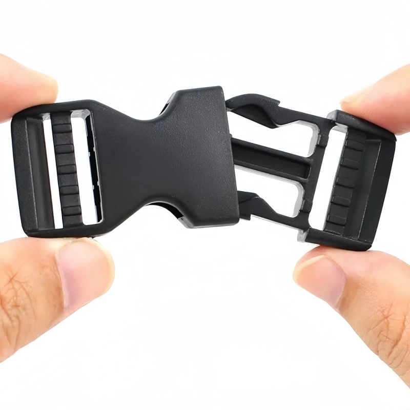 Plastic Side Release Buckle Belt Buckle for DIY Webbing Straps Paracord Bracelet Bag Clothing Accessories Pet Collar 10Pcs