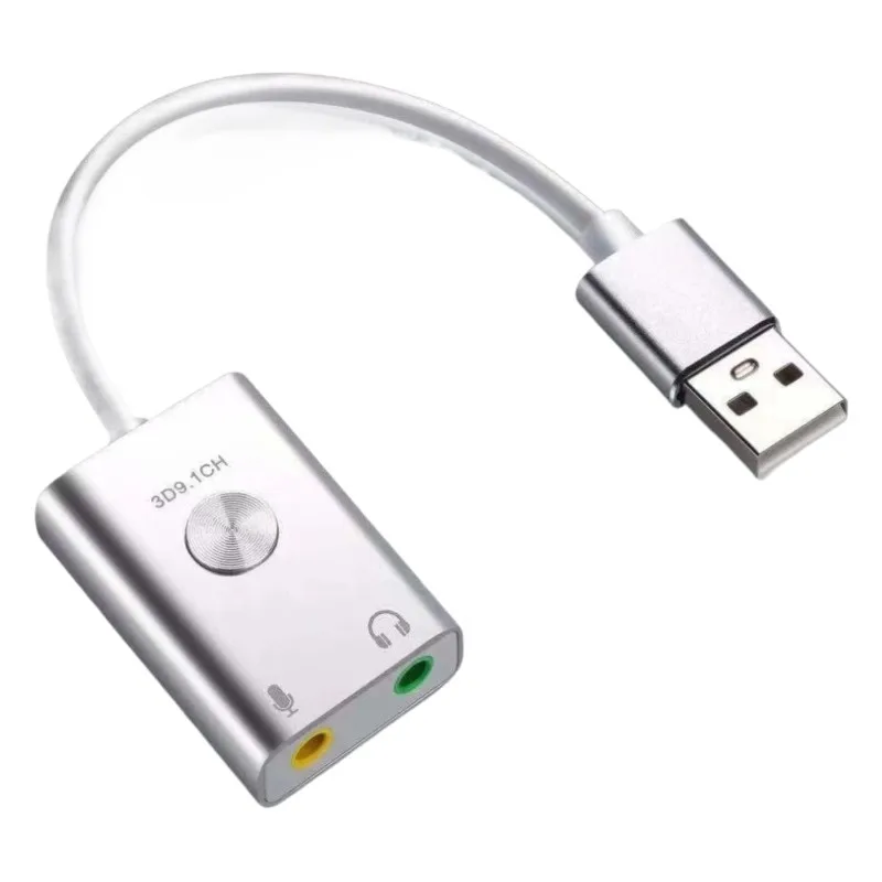 A77P-라이브 사운드 카드 USB 인터페이스, 3D 소음 감소 및 향상된 스테레오 음질 기능 탑재