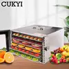 110V/220V Commercial Automatic Fruit Dryer Intelligent Touch panel Stainless Steel Food dehydrator Child Snacks Roasting machine 1