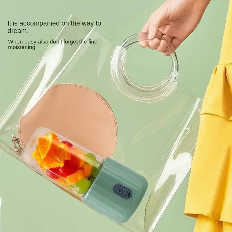 Wireless Mini Electric Juicer Multifunctional Blending Juice Cup USB Rechargeable Fruit Automatic Smoothie Blender_voghion.com