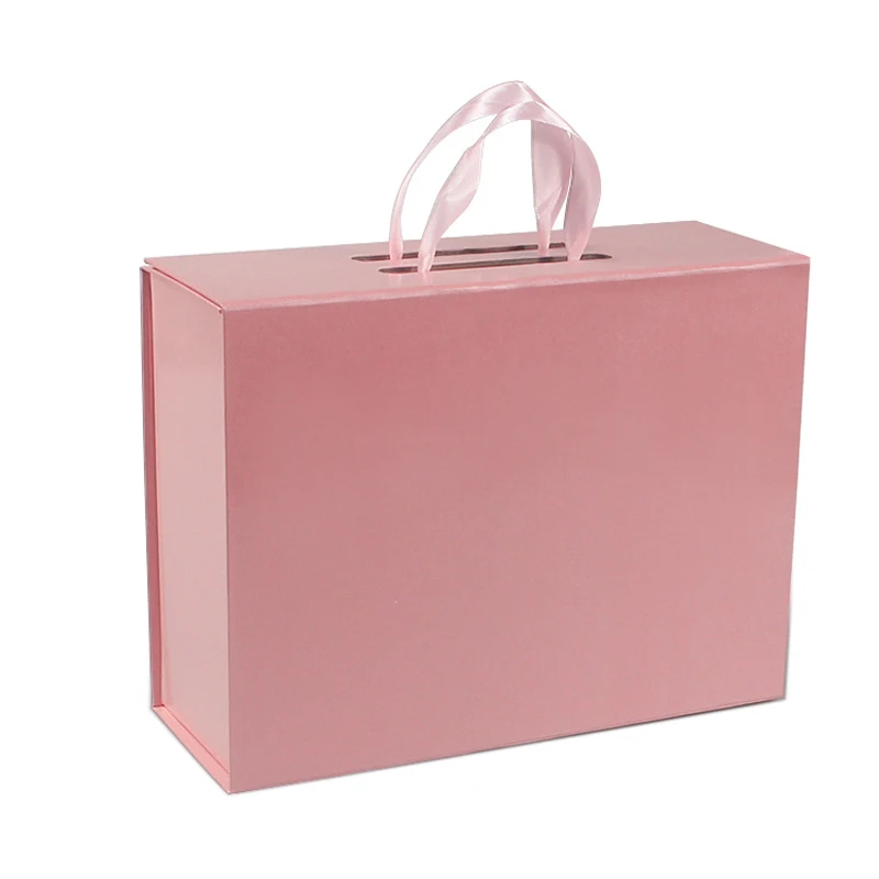 Foldable Magnetic Clamshell Gift Box – Custom logo packaging for weddings, birthdays, c... - SKU FGB19381 - UGI Packaging