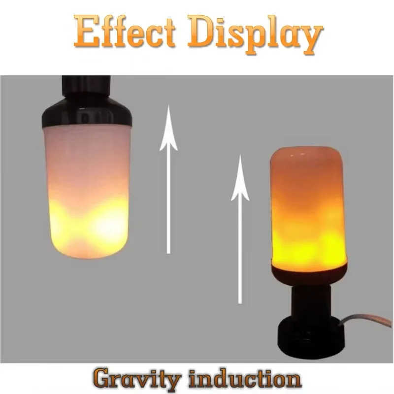 LED Light Bulbs B22/E27 Flame Effect 4 Modes Flickering Fire Simulation For Home Garden Party Bar Festival & Outdoor Decor