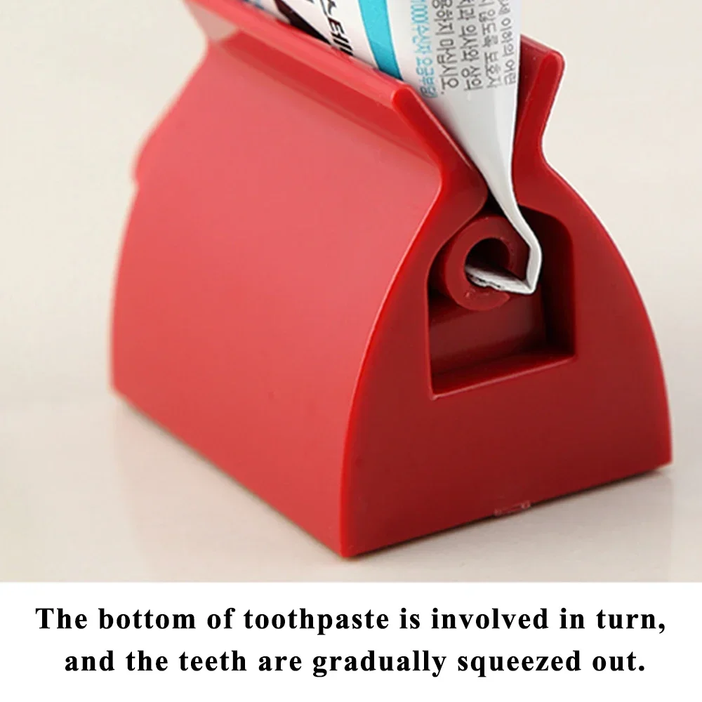 2 Sizes Rolling Tube Toothpaste Squeezer Dispenser Toothpaste Seat Holder Stand Roller Bathroom Set Accessories toothpaste squeezer