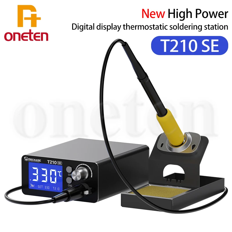 MECHANIC T210 SE Digital Display Thermostatic Soldering Station Quick Heating Universal C210 Iron Tip Welding Repair Tools