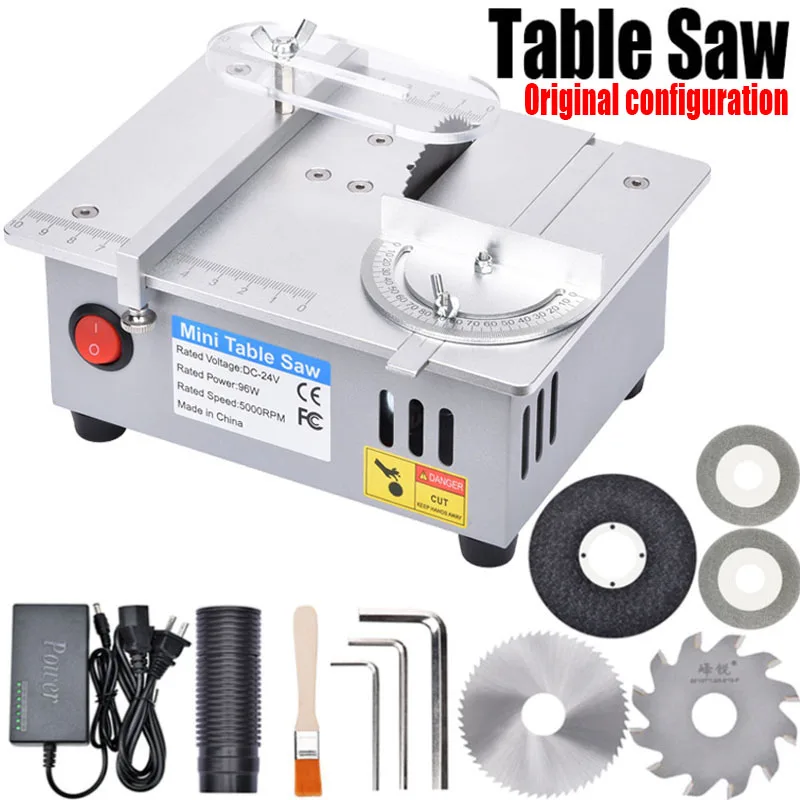 Electric Saw Machinery Mini Desktop Table Saw Cutter Electric Cutting Machine Blade Grinding Wheel Power Tools For Wood