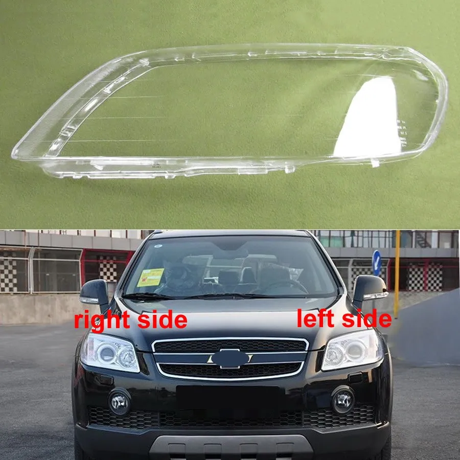 

For Chevrolet Captiva 2008 2009 2010 Front Headlamp Cover Headlight Transparent Lampshade Lamp Shell Masks Plexiglass