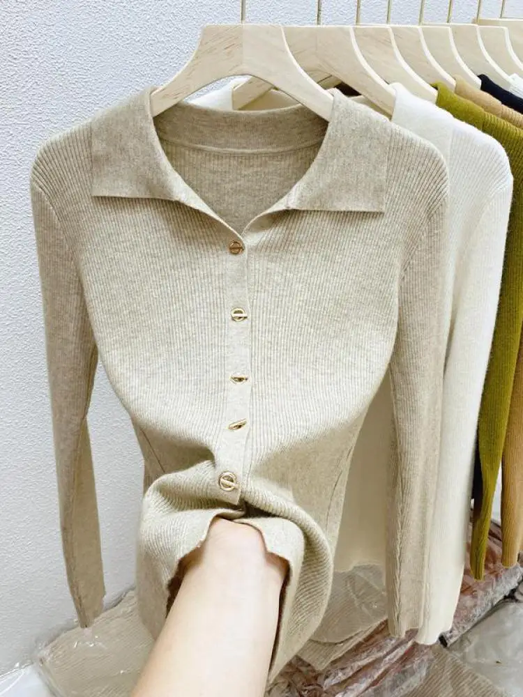 Women Cardigans Autumn Winter 2026 Single Breasted Knitted Sweater Spring Fashion Short Knitwear Solid Cardigan Jumpers - 3