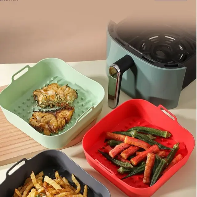 Silicone Air Fryer Baking Pan Liner 5