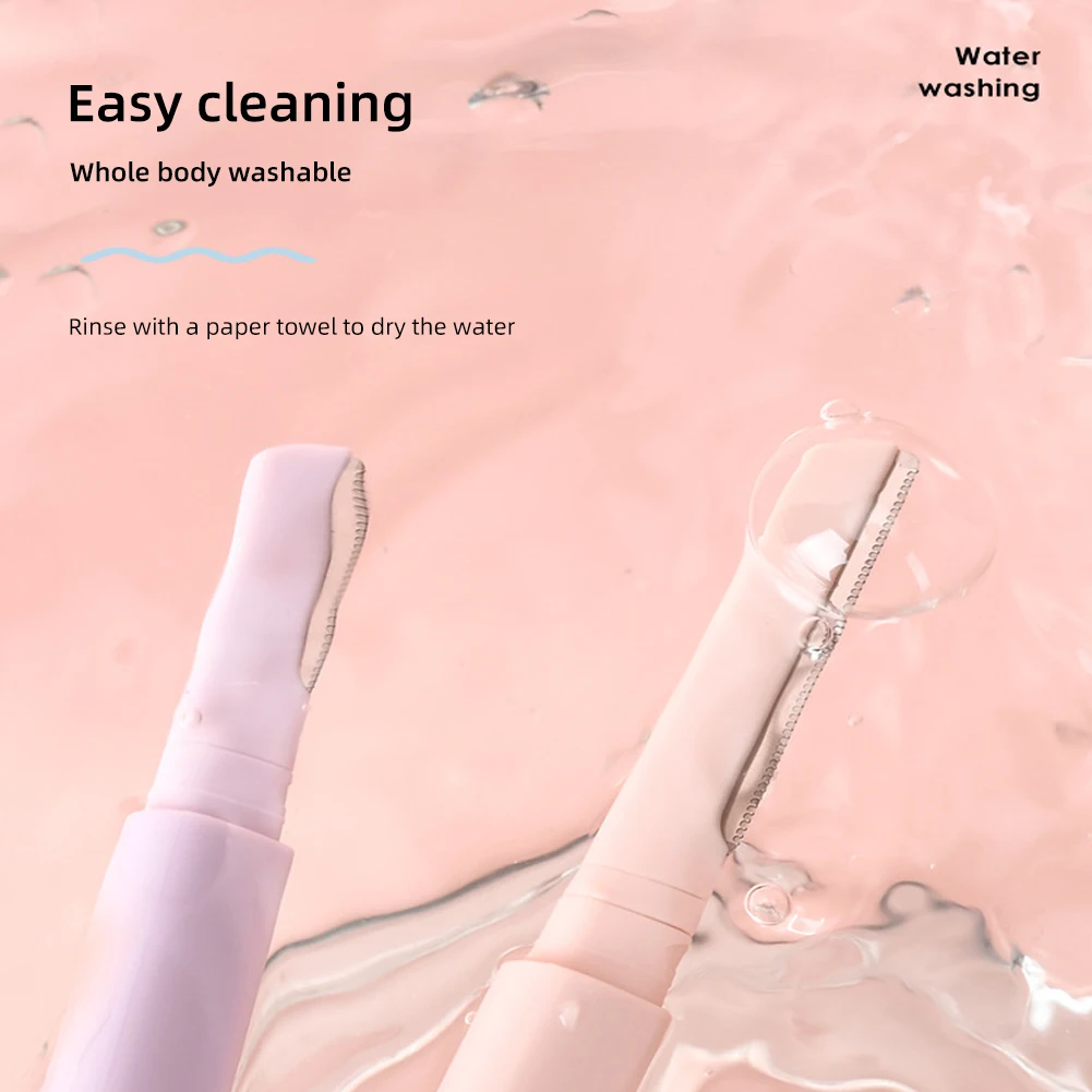 Double-ended Eyebrow Trimmer Blade Shaver Portable Face Razor Eye Brow Epilation Hair Removal Cutters Safety Razor Woman Makeup 6