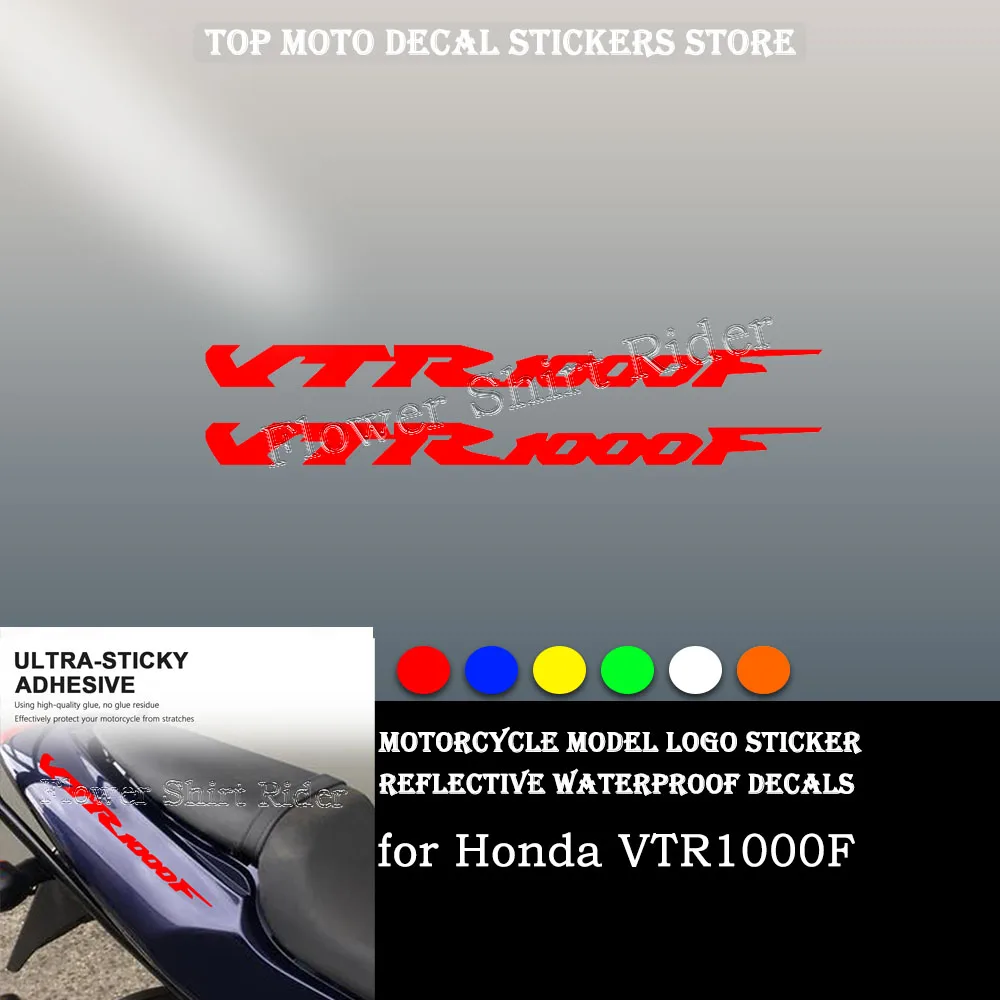 Motorcycle Stickers Waterproof Decal For Honda VTR1000F VTR 1000 1000F Super Hawk Reflective Waterproof Decals manual cam timing chain tensioner replacement for honda cbr600f3 f4 f4i cbr900rr cbr1100xx super hawk 1000