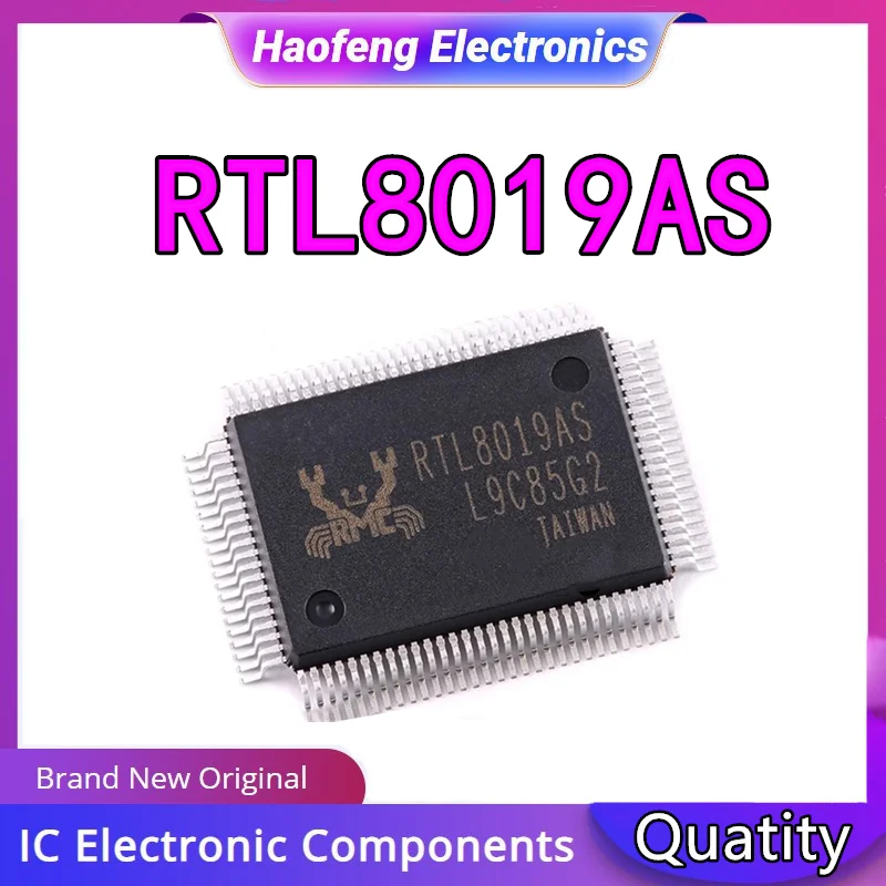 

Новый оригинальный RTL8019AS RTL8019AS-LF QFP100 чип контроллера Ethernet