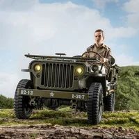 FMS RC Car 1/12 1941 MB Scaler Willys Jeep 2.4G 4WD RTR Crawler Climbing Scale Military Truck Offroad Vehicle Adult Kids Toy 2