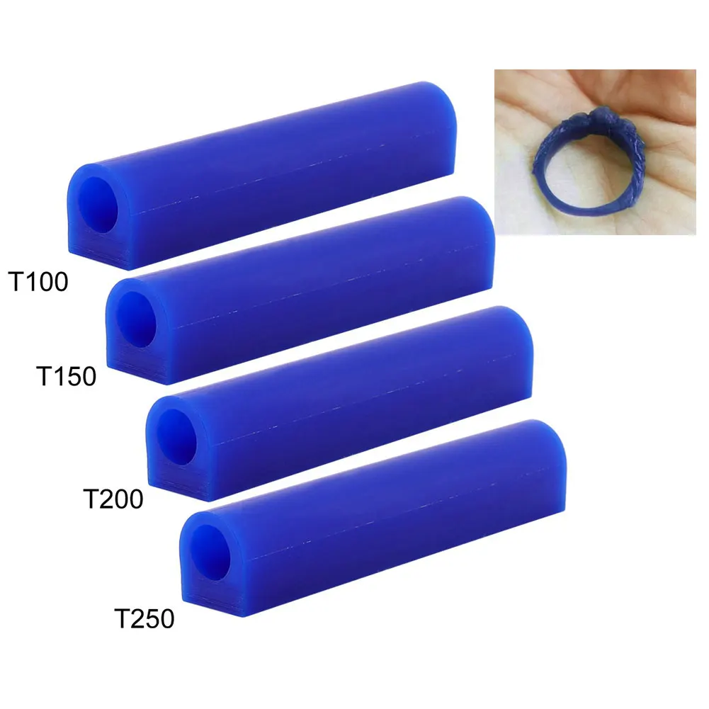 Carving Wax Ring Tube Green Blue Round Tubes Wax With Hole For Ring,Hard Modeling Wax For Jewelry Casting Mold Kit