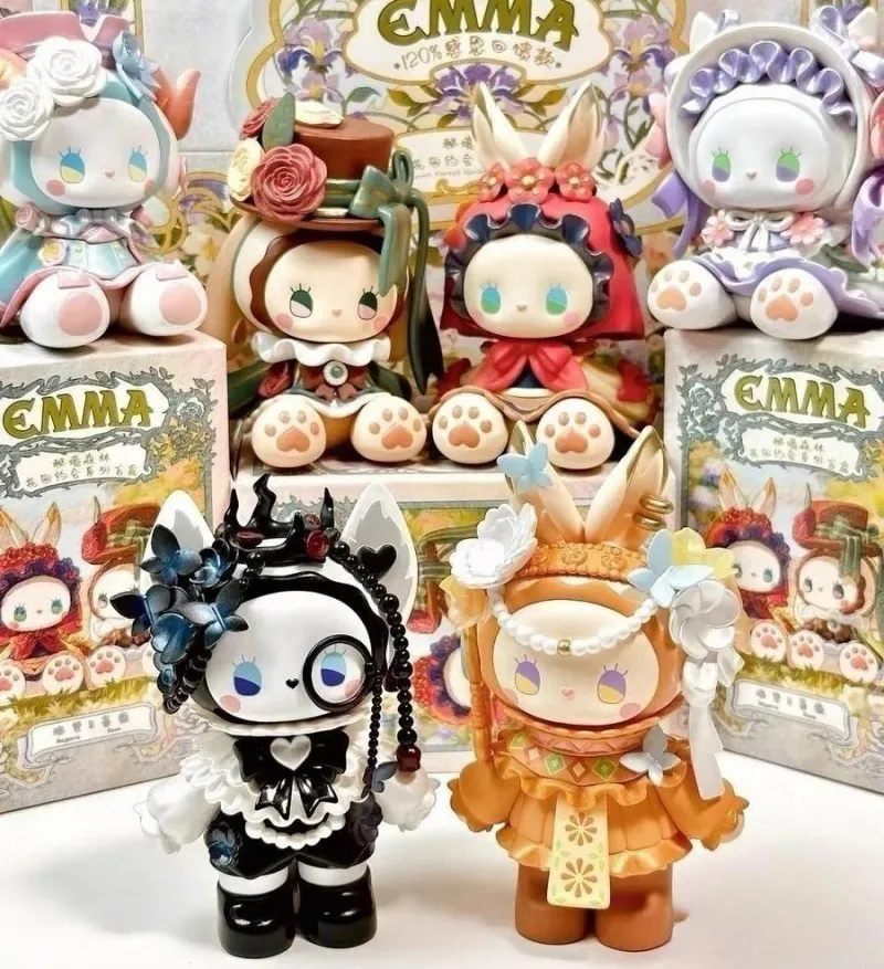 Emma Secret Forest Masquerade Blind Box Mystery Figures Action Kawaii Toys Gift