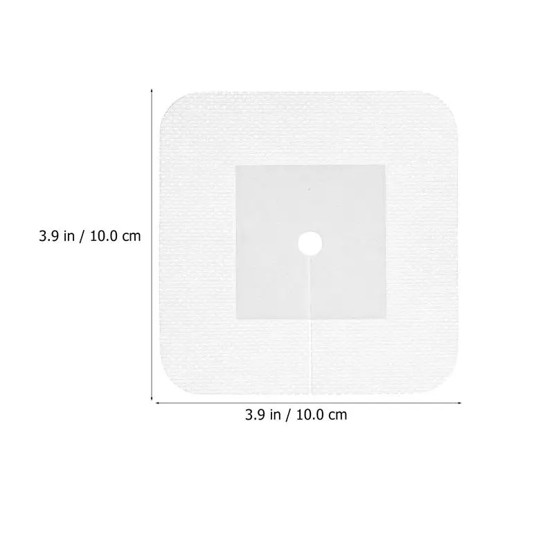 25pcs Sterile Dressing Adhesive Bandages Wound Cover Split Drain Catheter Feeding Tube Pad Peritoneal Dialysis Accessories