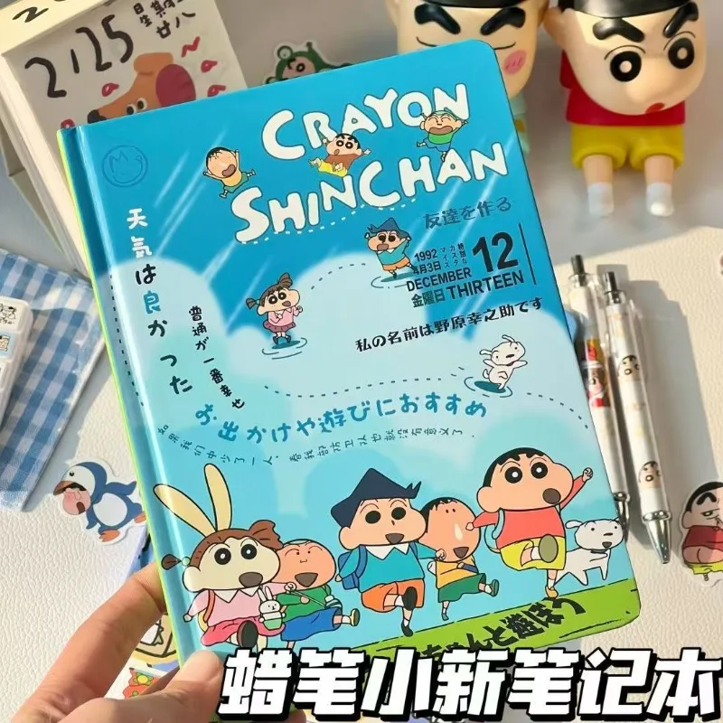 Cute Cartoon Crayon Shin-Chan NoteBook Illustration Coloring Pages Student Back To School Supplies Stationery Gifts Baby Shower - 2
