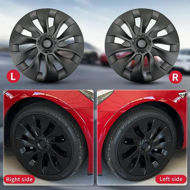 4-teilige Naben kappen 18-Zoll-Radkappenleistung Ersatz-Radkappen-Auto-Vollrand  abdeckung für Tesla-Modell 3 2015-2017 Zubehör - AliExpress