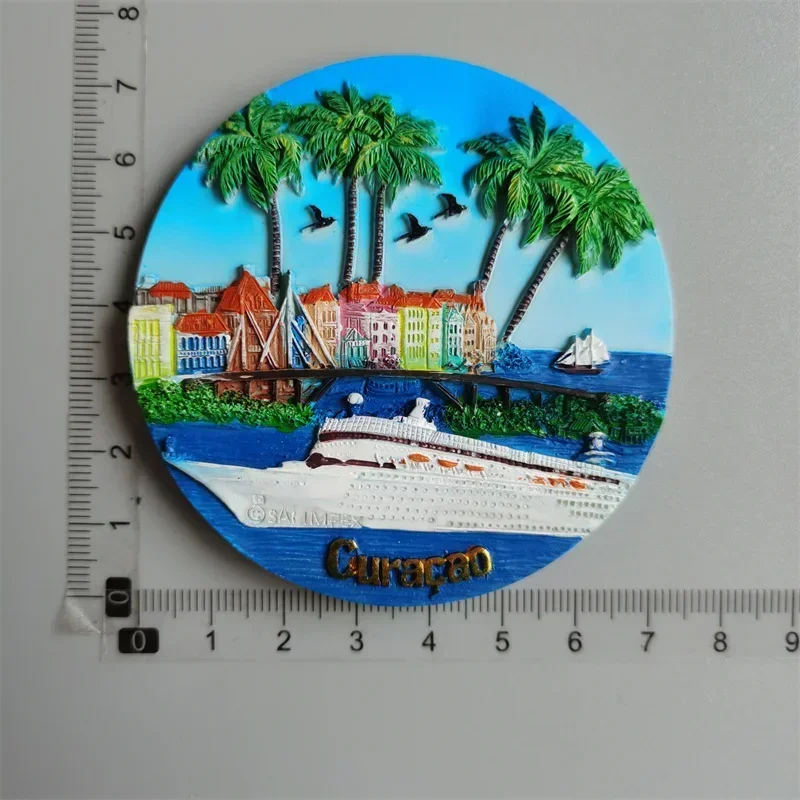 Curacao Holland - Magnete da frigorifero 3D per souvenir, in